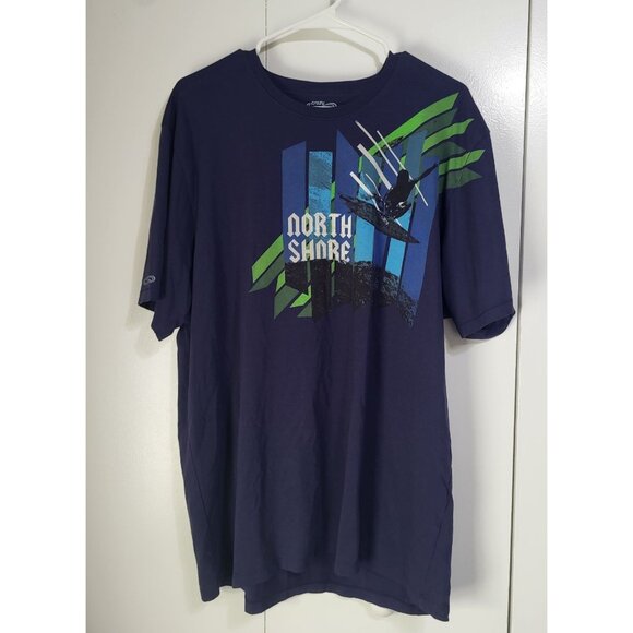 crazy shirts Other - CRAZY SHIRTS Mens SZ XL NORTH SHORE Graphic T Shirt Navy Surf Beach Hawaii